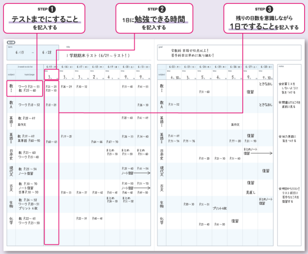 Undated Planners Kokuyo Undated Weekly Planner - Lavender - Slim B5 KOKUYO NO-Y80LT-V