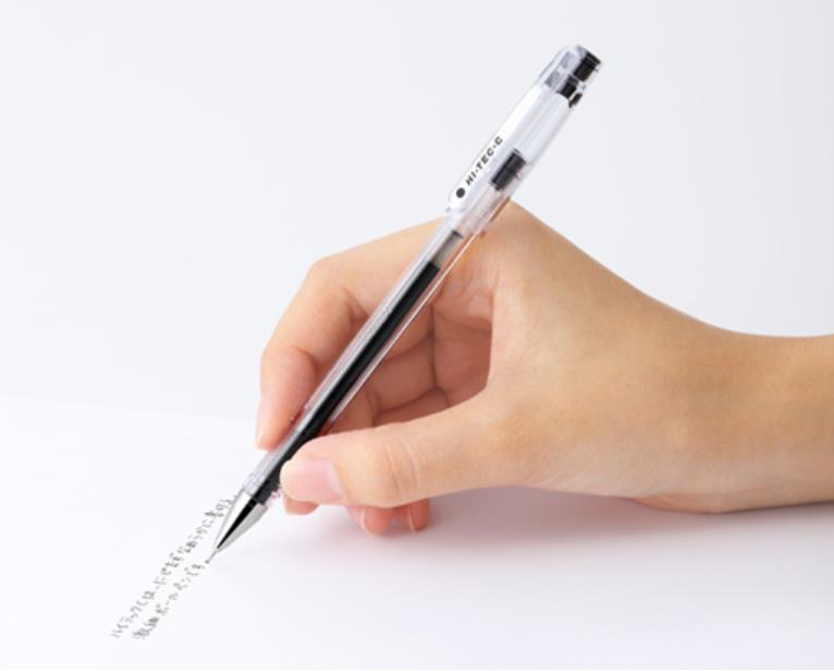 Gel Pens - Pilot Hi - Tec - C Gel Pen - 0.4 mm - Ultra Fine - Long Life Design Award - Black - PILOT LH - 20C4 - B | IRO