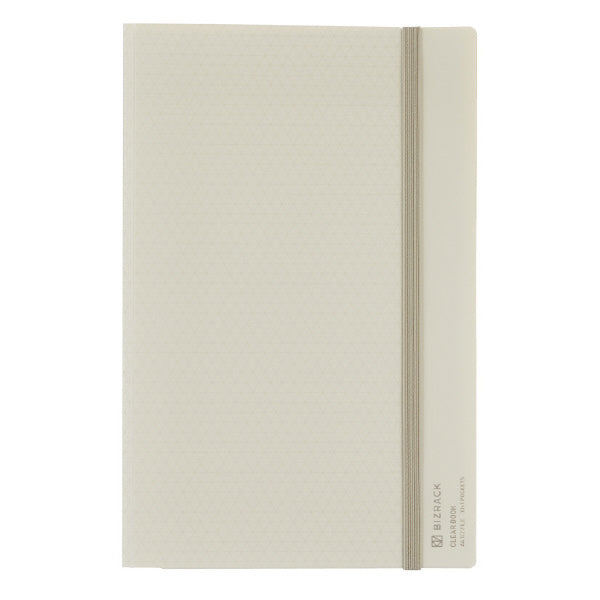 Kokuyo BIZRACK A4 Paper Folder - A5 Portable - 1 Holder & 10 Pockets - Off White