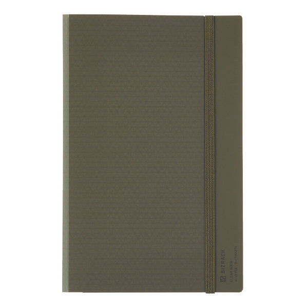 Kokuyo BIZRACK A4 Paper Folder - A5 Portable - 1 Holder & 10 Pockets - Brown Black - Olive Green