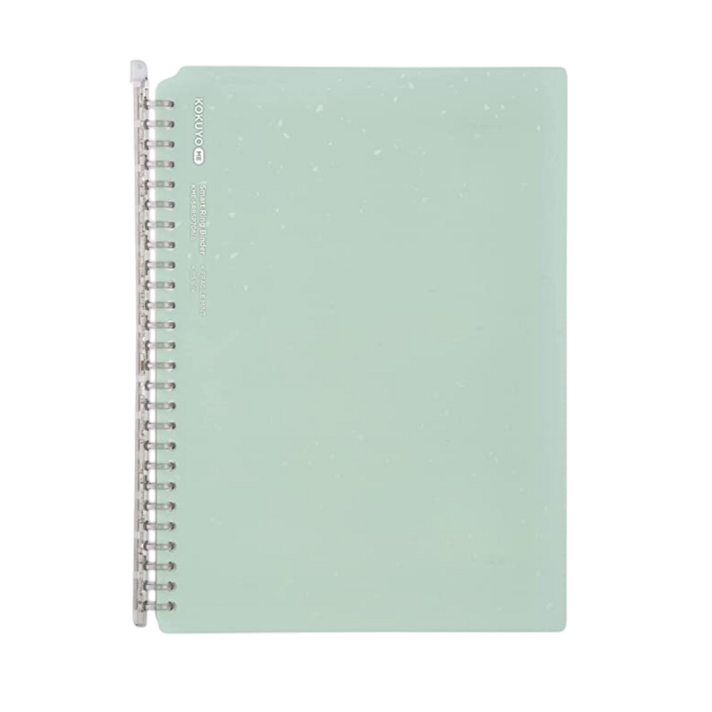 Binders Kokuyo ME Smart Ring Binder Notebook - 60 Sheets capacity - B5 Soft Mint KOKUYO KME-SRBSP706LG