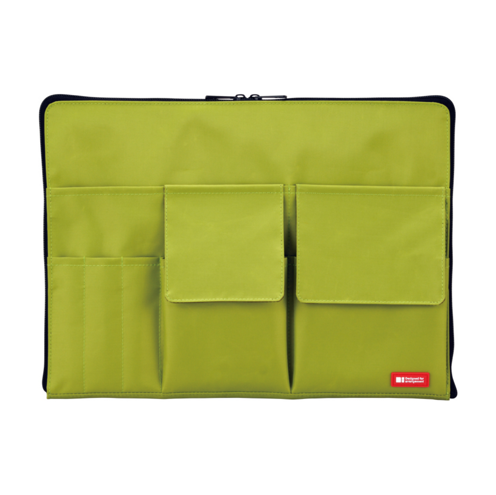 Bag in Bag - Lihit Lab Teffa Bag in Bag - A4 - Yellow Green - LIHIT LAB A - 7554 - 6 | IRO