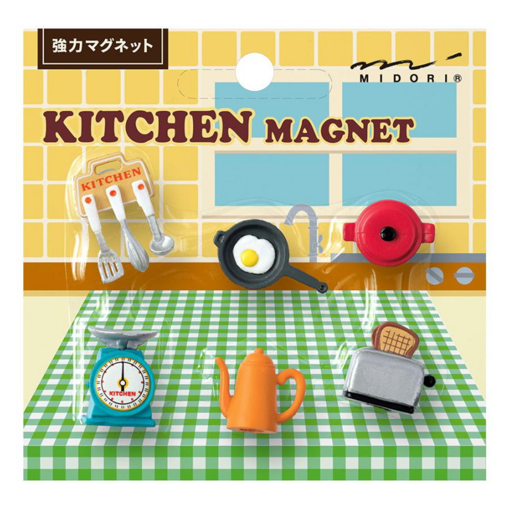 Magnets Midori Mini Magnet Set - Kitchen 6 Pieces MIDORI 49872006