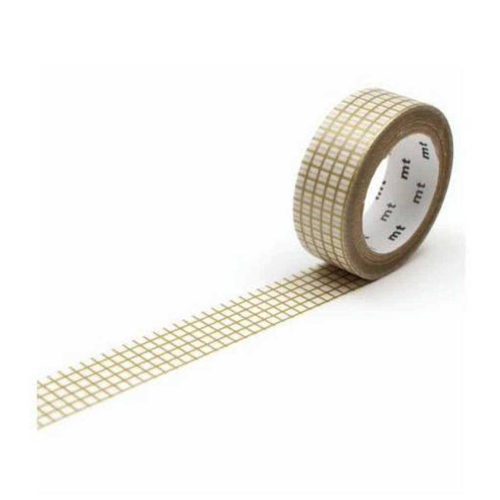 Masking Tape MT Masking Tape - 15 mm - Grid Gold MT 01D398R