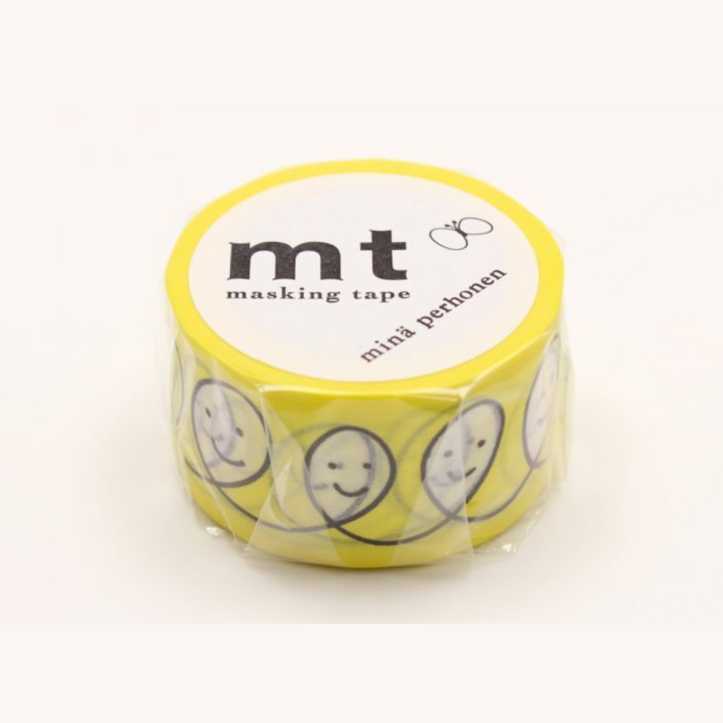 Masking Tape MT Masking Tape - Mina Perhonen - 27 mm - Smile Yellow MT MINA09