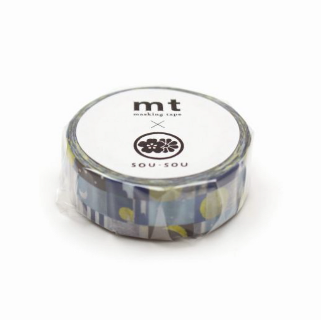 Masking Tape MT Masking Tape - SOU SOU - 15 mm - Moon Star MT SOU18