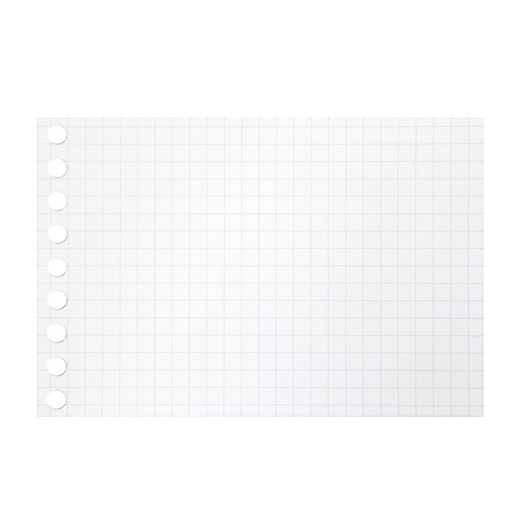 Loose Leaf Paper Maruman Easy to Write Mini Loose Leaf Paper - B7 - 100 Sheets - 5 mm Grid MARUMAN L1432