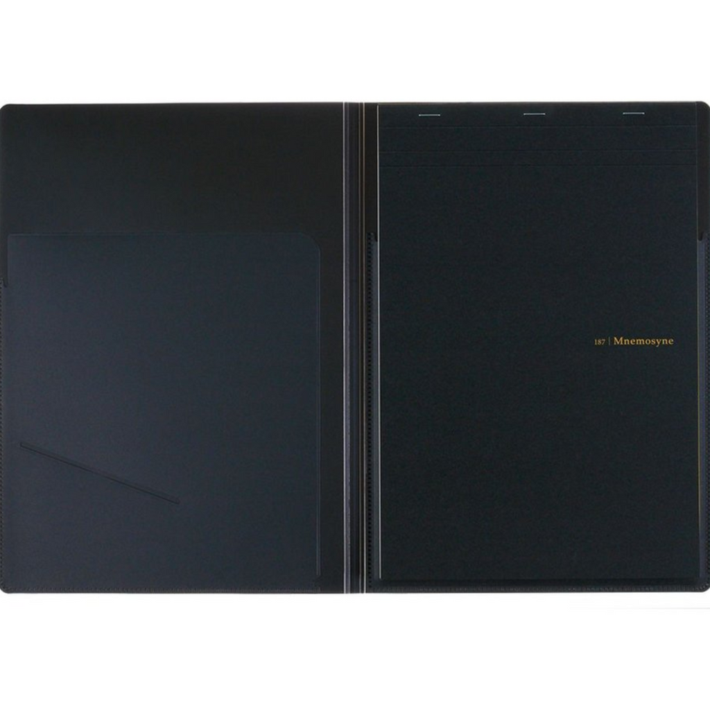 Maruman Mnemosyne HN187 Notepad & Holder - 5 mm Grid - 70 Sheets - A4 -1