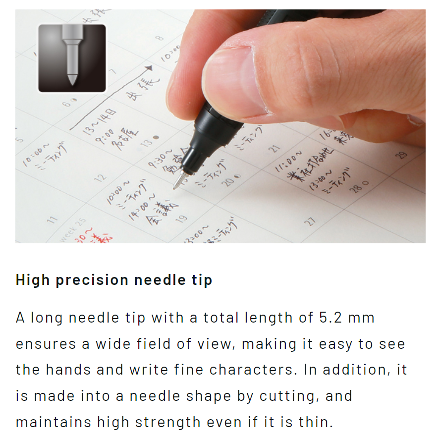 Ballpoint Pens Tombow Monograph Light Ballpoint Pen - Mono Color - 0.5 mm - Black / Blue / Red Ink Black TOMBOW BC-MGLE01