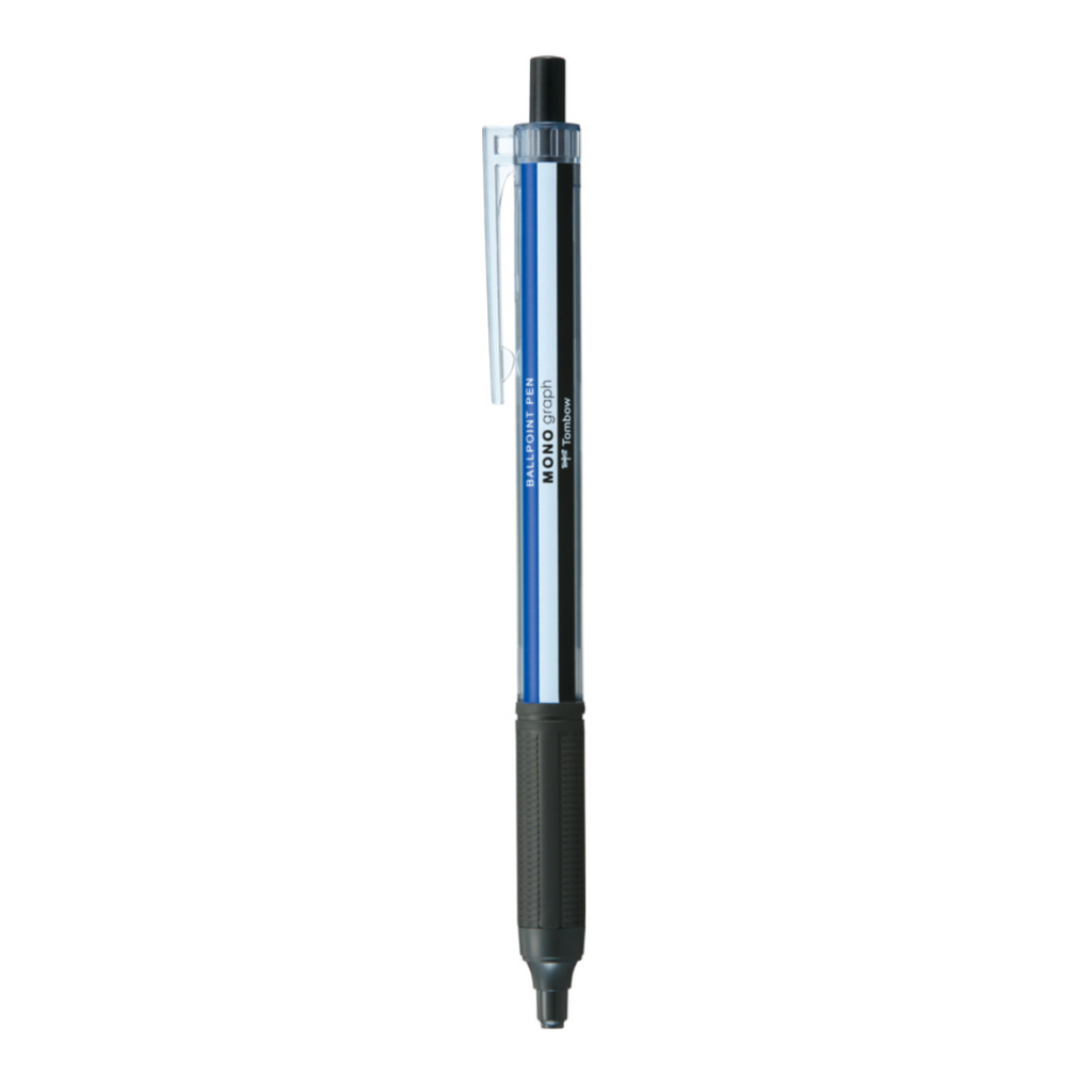 Tombow Monograph Light Ballpoint Pen - Mono Color - 0.5 mm - Black / Blue / Red Ink - TOMBOW BC - MGLE01 - IRO