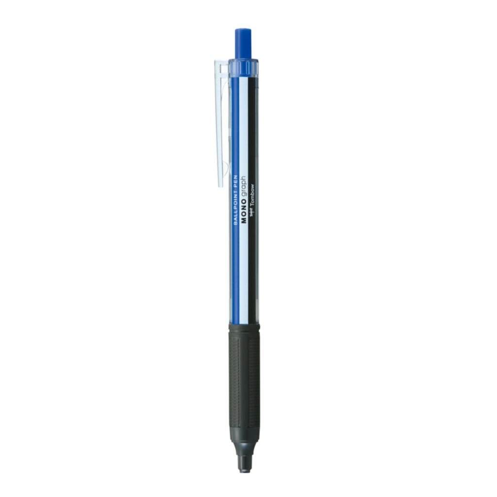 Tombow Monograph Light Ballpoint Pen - Mono Color - 0.5 mm - Black / Blue / Red Ink - TOMBOW BC - MGLE01R15 - IRO