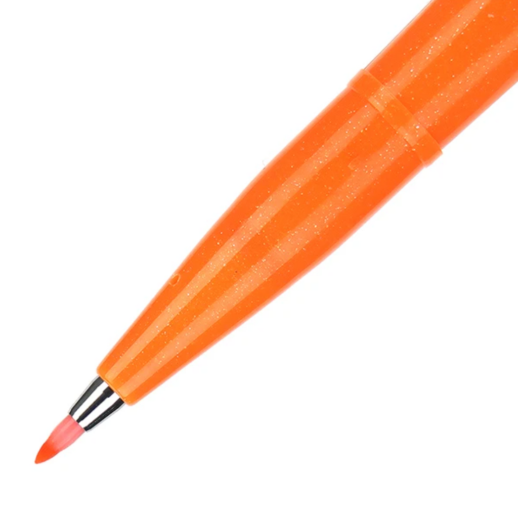 Pentel Fude Touch Brush Sign Pen - orange