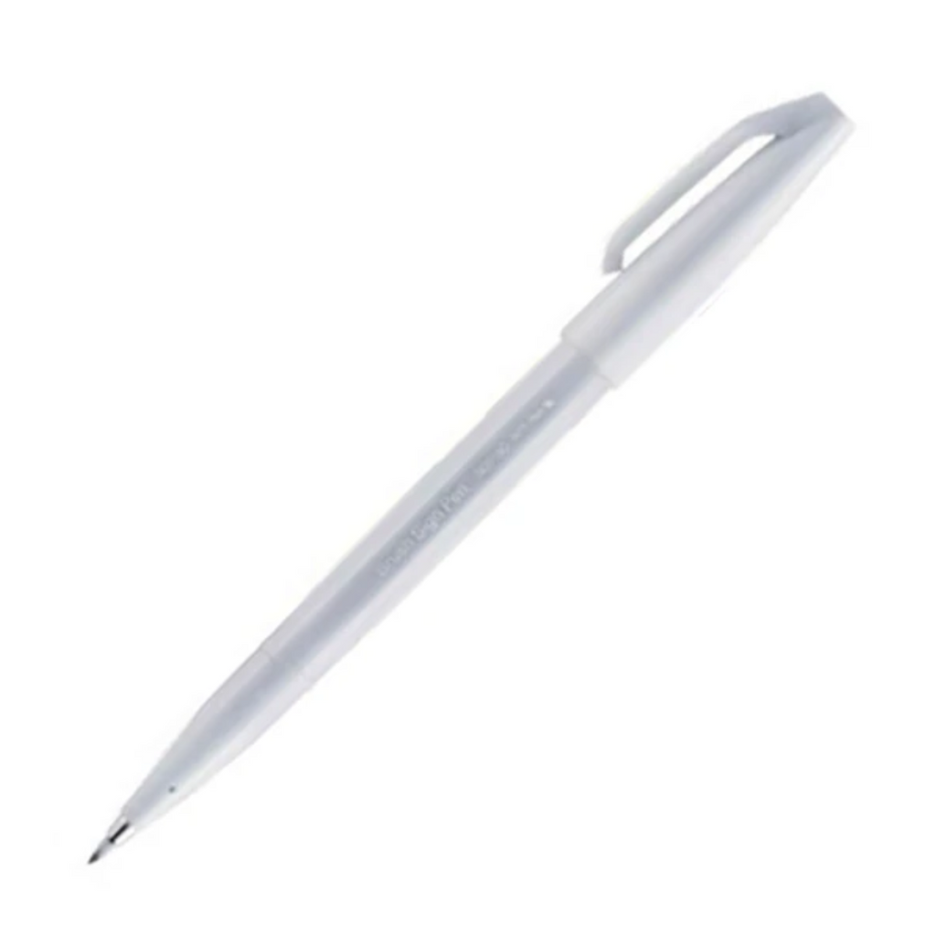 Brush Pens Pentel Fude Touch Brush Sign Pen - 12 New Colors Light Grey PENTEL SES15C-N2