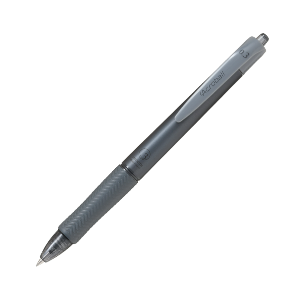 Ballpoint Pens Pilot Acroball T Series Smooth Ballpoint Pen - 0.3 mm - Black Ink Pearl Grey PILOT BAB-15MFT-GMB