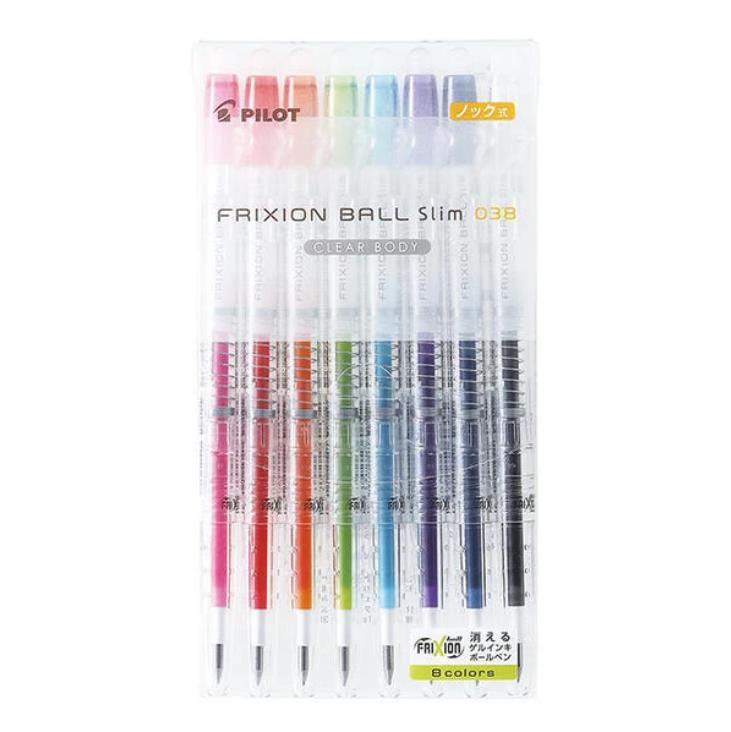 Pilot FriXion Ball Slim Gel Pen - 0.38 mm - 20 Color Bundle