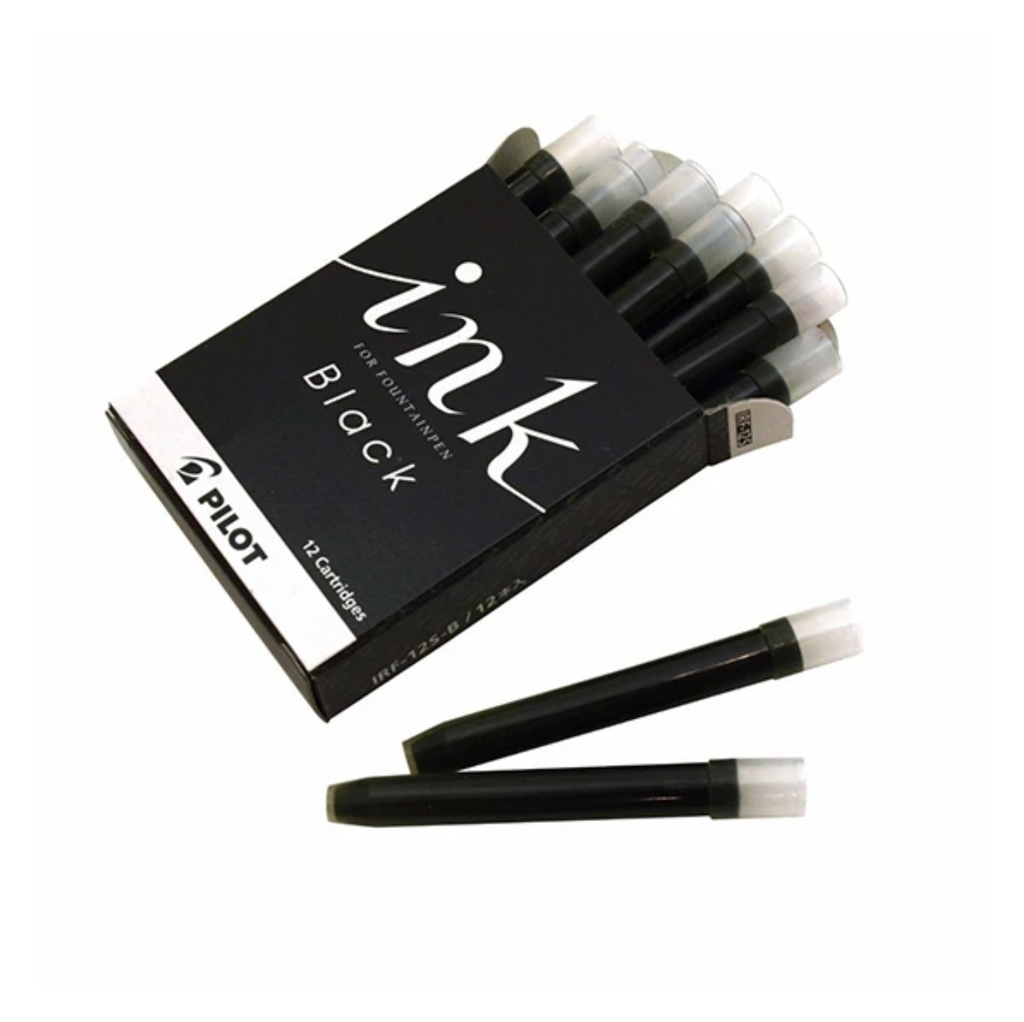 Ink Cartridges - Pilot IRF - 12S Ink Cartridge - 12 Cartridges - Black Ink - PILOT IRF - 12S - B | IRO