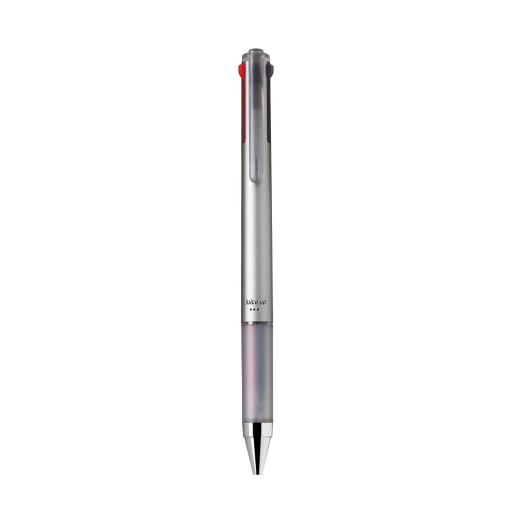 Multi Pens Pilot Juice Up 3 Color Multi Pen - Rubber Grip - 0.4 mm Sliver PILOT LKJP-50S4-S