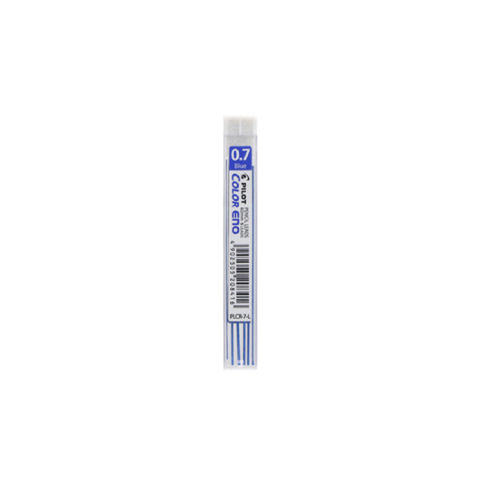 Pencil Leads Pilot Color Eno Pencil Lead - 8 Colors - 0.7 mm Blue PILOT PLCR-7-L