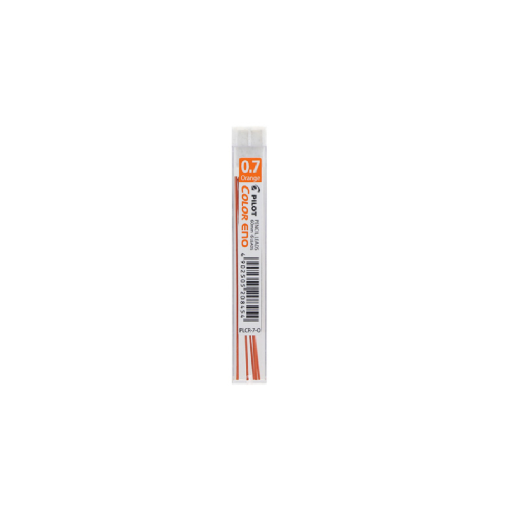 Pencil Leads Pilot Color Eno Pencil Lead - 8 Colors - 0.7 mm Orange PILOT PLCR-7-O