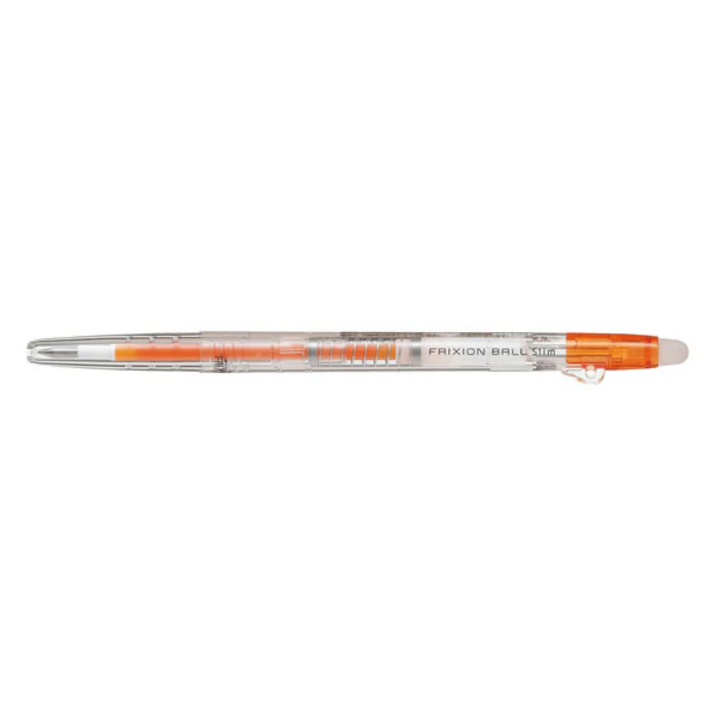 Pilot FriXion Ball Slim Gel Pen - Clear Body - 0.38 mm - Erasable - PILOT LFBS - 18UF - NCO - IRO