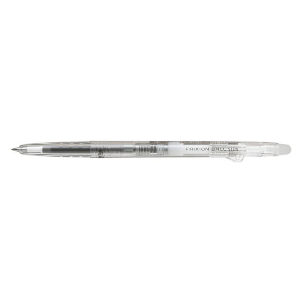 Pilot FriXion Ball Slim Gel Pen - Clear Body - 0.38 mm - Erasable - PILOT LFBS - 18UF - NCB - IRO