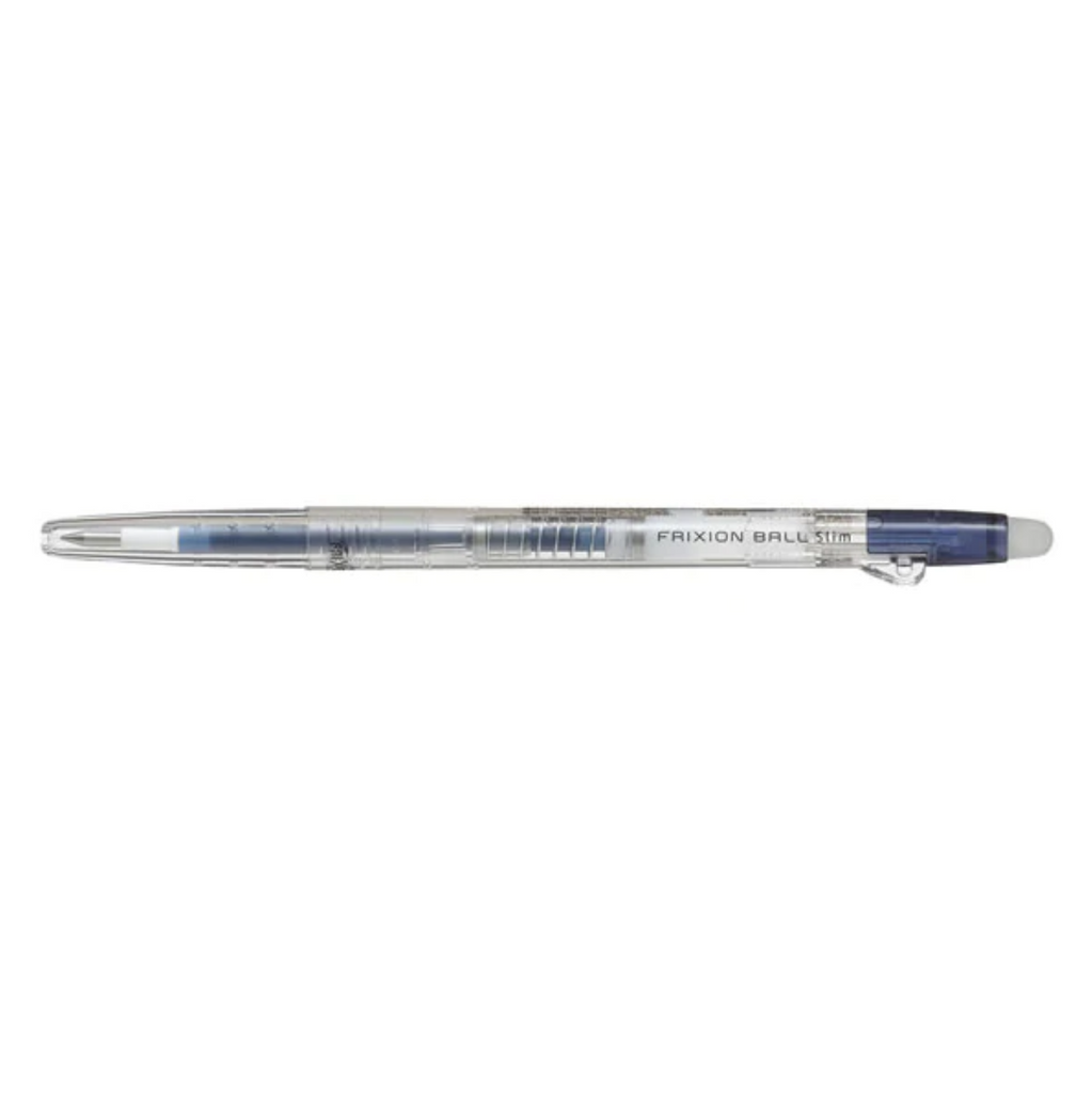 Pilot FriXion Ball Slim Gel Pen - Clear Body - 0.38 mm - Erasable - PILOT LFBS - 18UF - NCBB - IRO