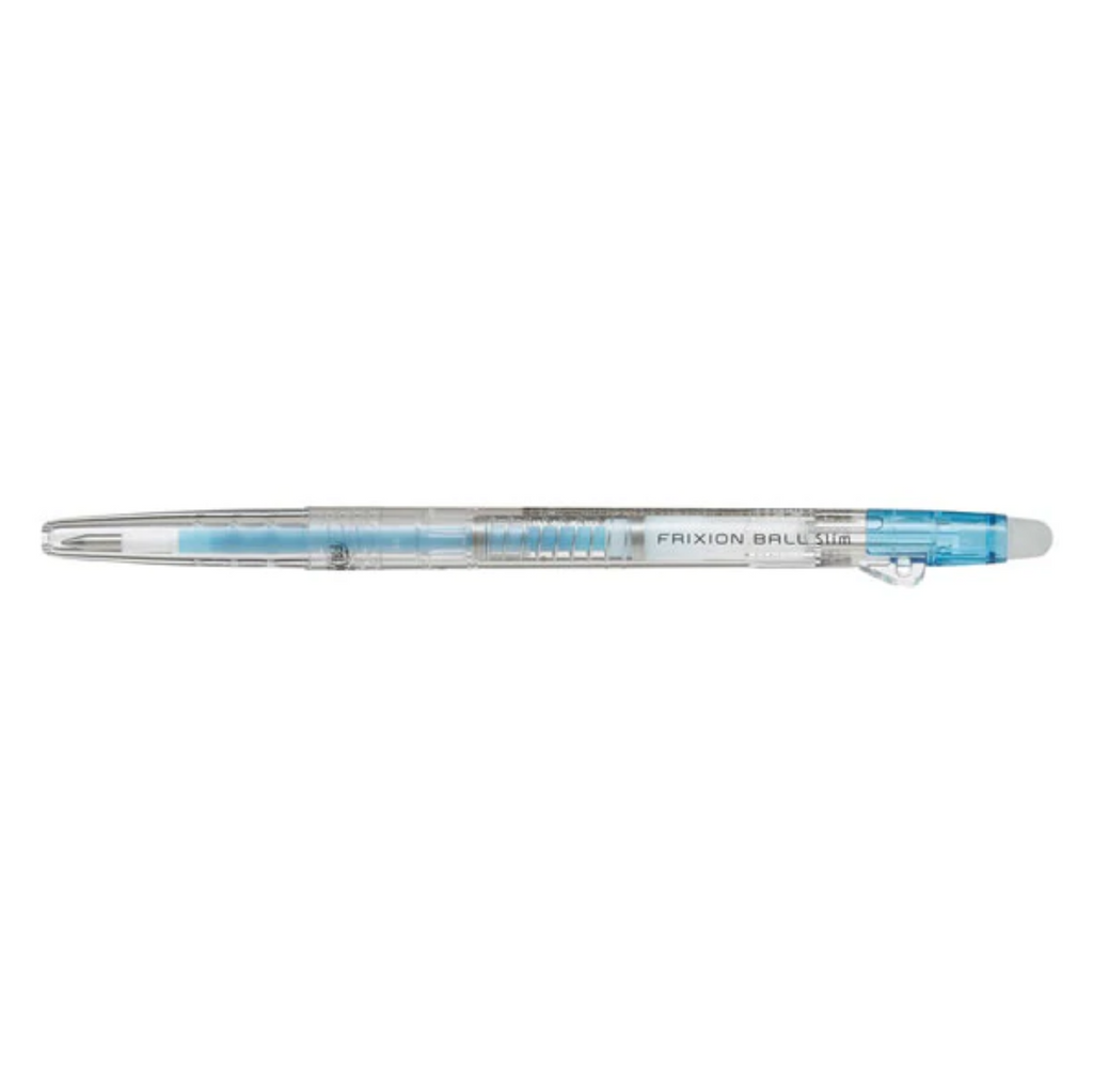 Pilot FriXion Ball Slim Gel Pen - Clear Body - 0.38 mm - Erasable - PILOT LFBS - 18UF - NCLB - IRO