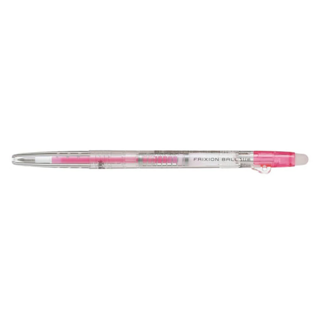 Pilot FriXion Ball Slim Gel Pen - Clear Body - 0.38 mm - Erasable - PILOT LFBS - 18UF - NCP - IRO