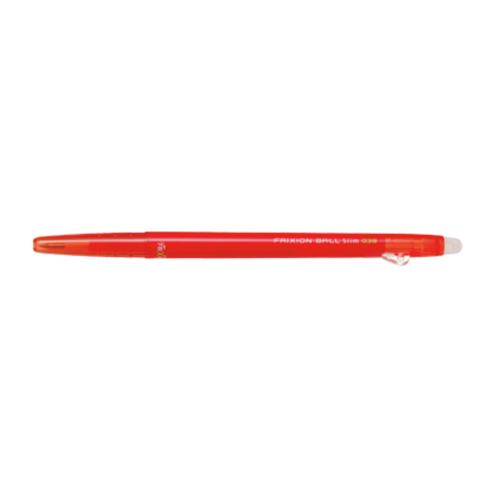 Gel Pens Pilot FriXion Ball Slim Gel Pen - 0.38 mm - 10 Color - Erasable Red PILOT LFBS-18UF-R