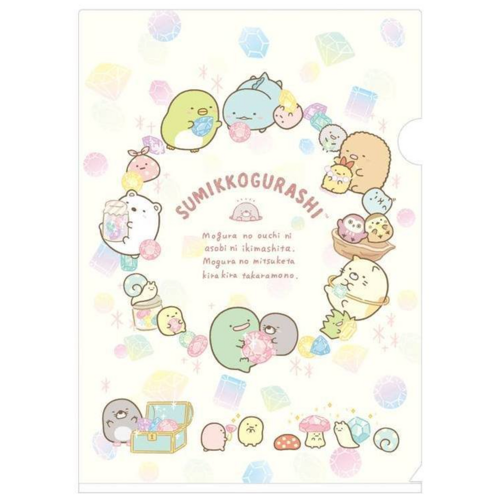 Folders San-X Sumikko Gurashi Clear Holder - A4 - Jewelry - Single SAN-X FA01304