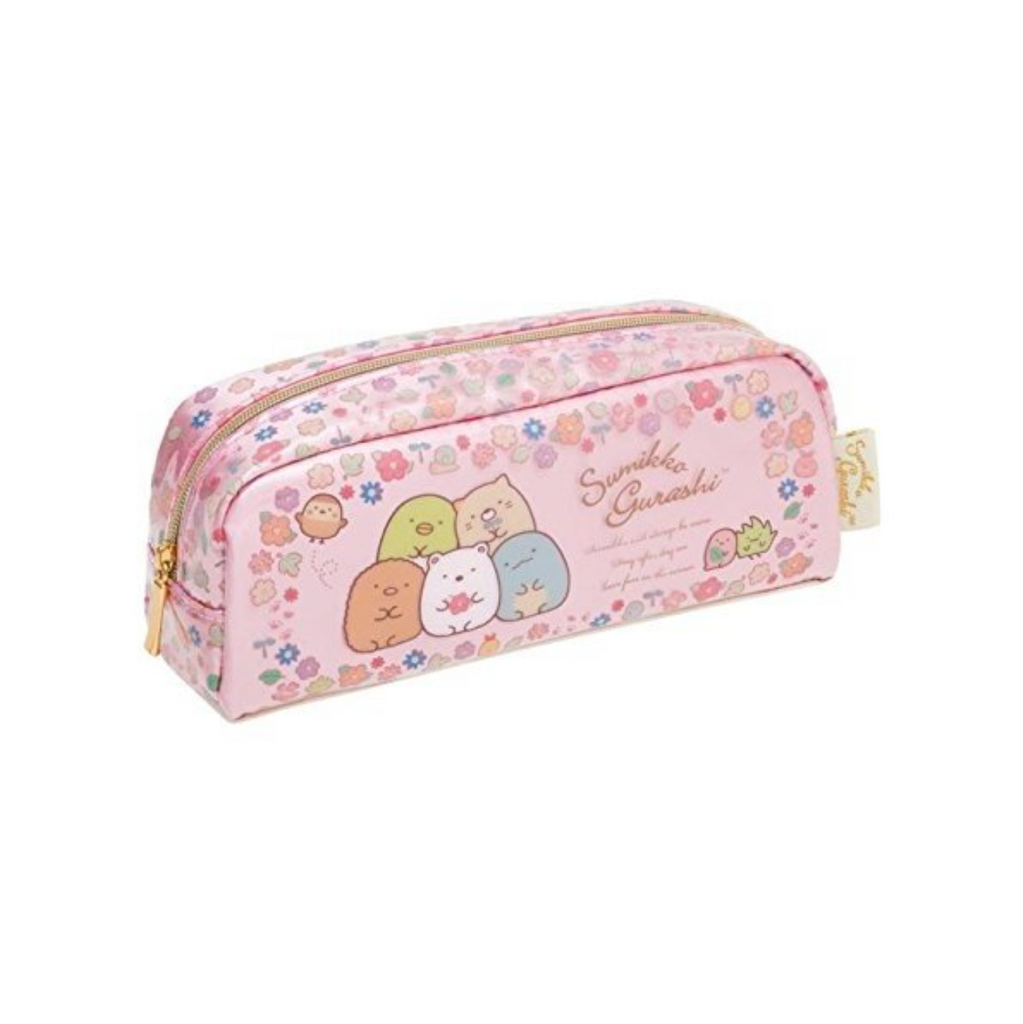 Pen Cases San-X Pen Pouch - Sumikko Gurashi - Pink Flower SAN-X PY67801