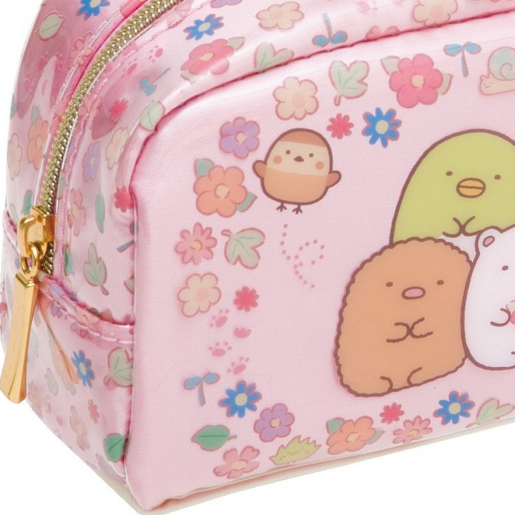 Pen Cases San-X Pen Pouch - Sumikko Gurashi - Pink Flower SAN-X PY67801