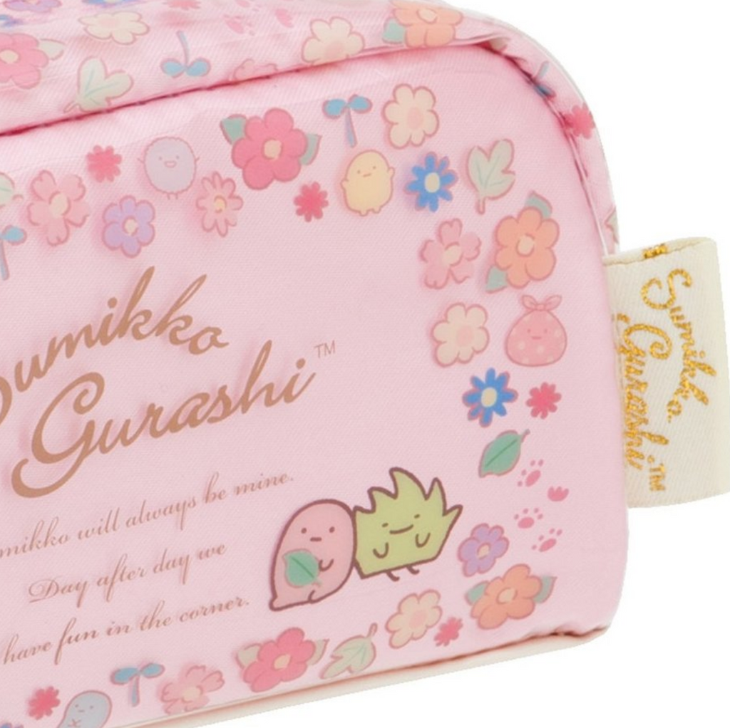 Pen Cases San-X Pen Pouch - Sumikko Gurashi - Pink Flower SAN-X PY67801