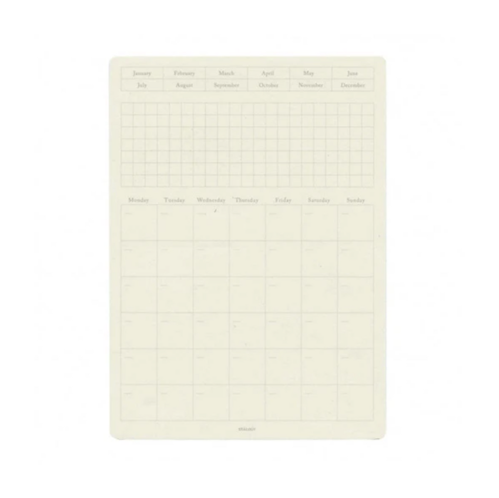 Planner accessories Stalogy Removable Calendar Stickers - Monthly Undated - Medium STALOGY S2401