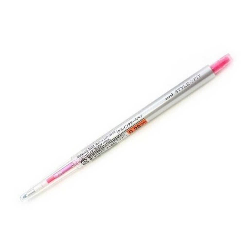 Gel Pens Uni Style Fit Single Knock Gel Pen - Refillable - 0.28 mm Baby Pink UNI UMN13928.68