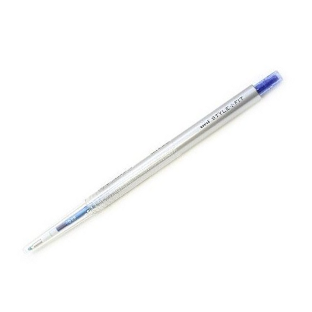 Gel Pens Uni Style Fit Single Knock Gel Pen - Refillable - 0.28 mm Blue UNI UMN13928.33