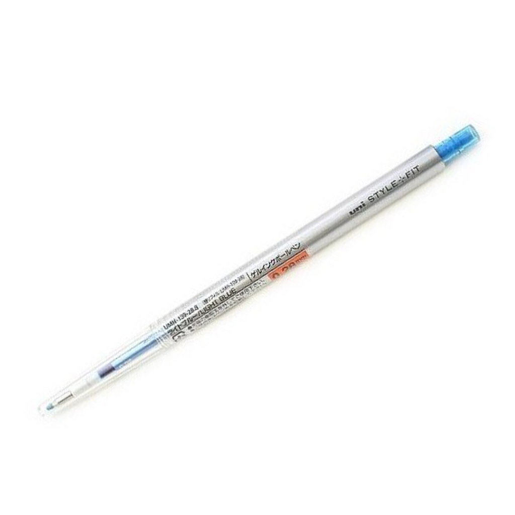 Gel Pens Uni Style Fit Single Knock Gel Pen - Refillable - 0.28 mm Light Blue UNI UMN13928.8