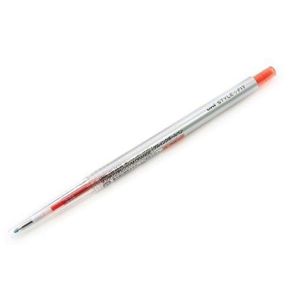 Gel Pens Uni Style Fit Single Knock Gel Pen - Refillable - 0.28 mm Mandarin Orange UNI UMN13928.38