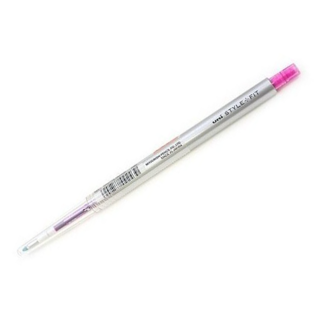 Gel Pens Uni Style Fit Single Knock Gel Pen - Refillable - 0.28 mm Pink UNI UMN13928.13
