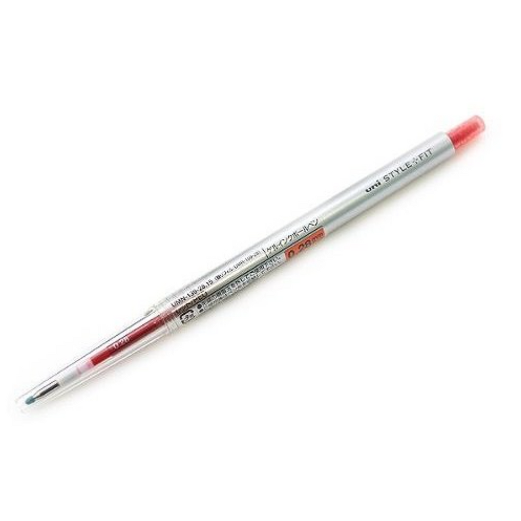 Gel Pens Uni Style Fit Single Knock Gel Pen - Refillable - 0.28 mm Red UNI UMN13928.15
