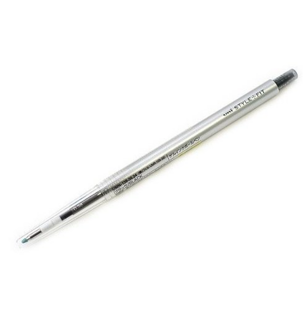 Gel Pens Uni Style Fit Single Knock Gel Pen - Refillable - 0.38 mm Black UNI UMN13938.24