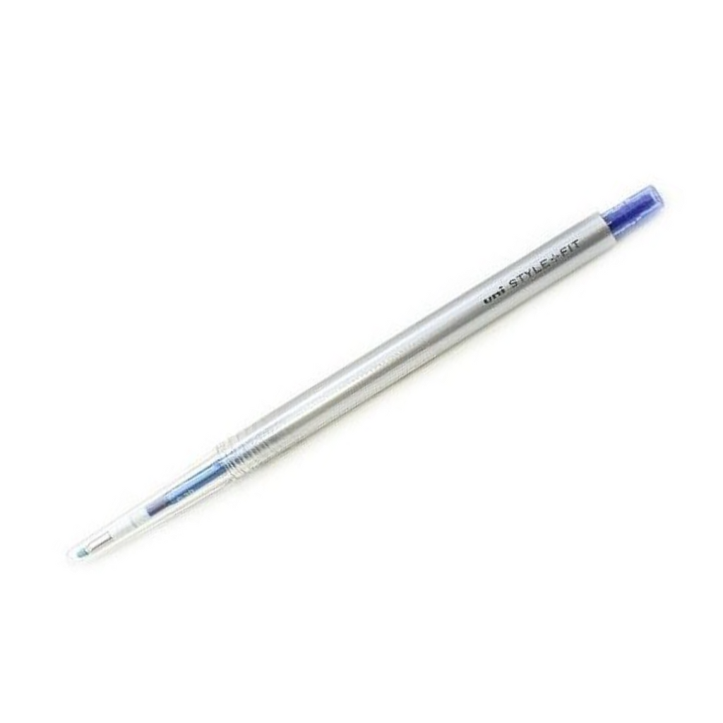 Uni Style Fit Single Knock Gel Pen - Refillable - 0.38 mm - Blue
