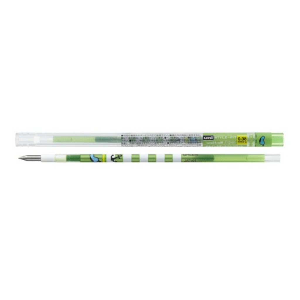 Gel Pen Refills Uni UMR-129DS Style Fit Gel Pen Refill - 0.38 mm - Disney Limited Edition Lime Green UNI UMR129DS38.5