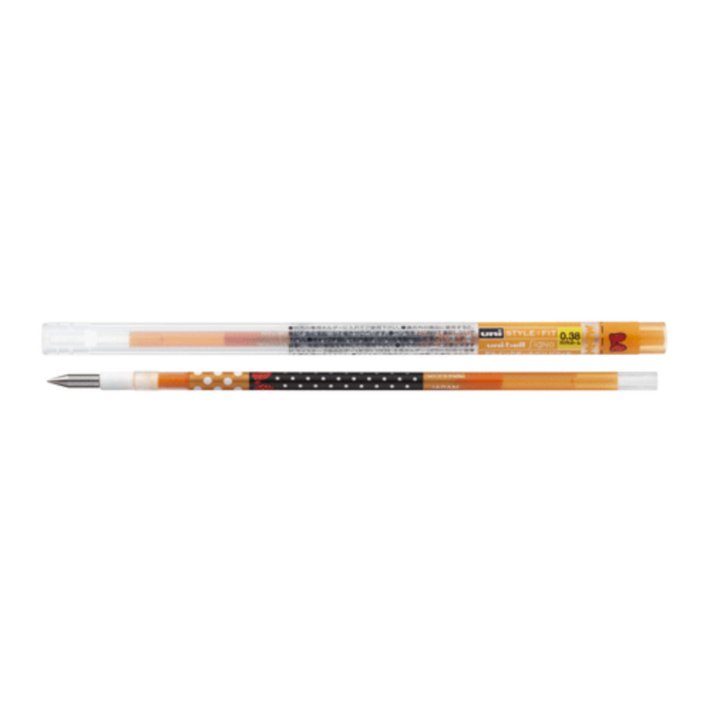 Gel Pen Refills Uni UMR-129DS Style Fit Gel Pen Refill - 0.38 mm - Disney Limited Edition Orange UNI UMR129DS38.4