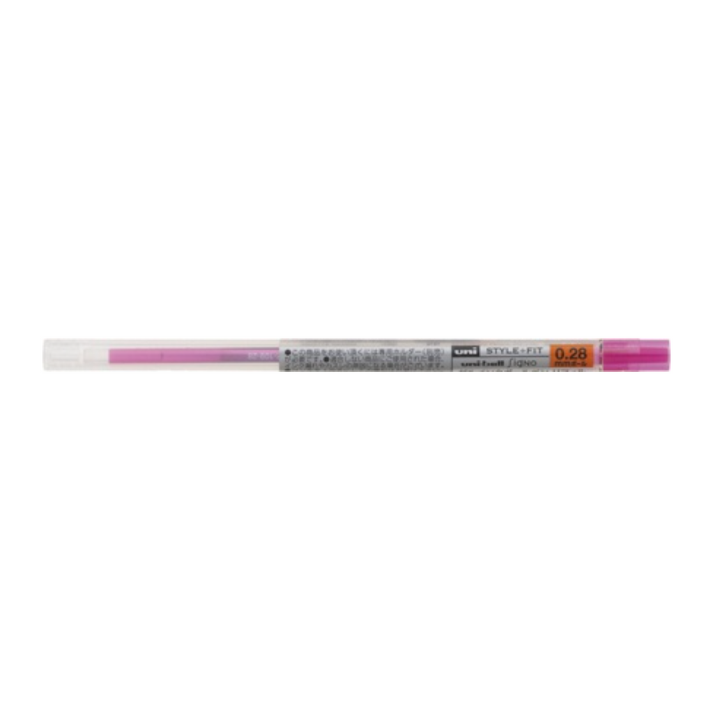 Gel Pen Refills Uni UMR-109 Style Fit Gel Pen Refill - 0.28 mm Baby Pink UNI UMR10928.68