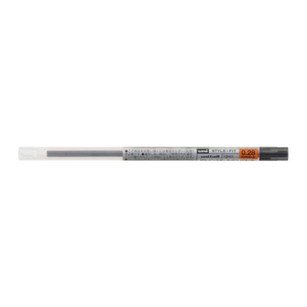 Gel Pen Refills Uni UMR-109 Style Fit Gel Pen Refill - 0.28 mm Black UNI UMR10928.24