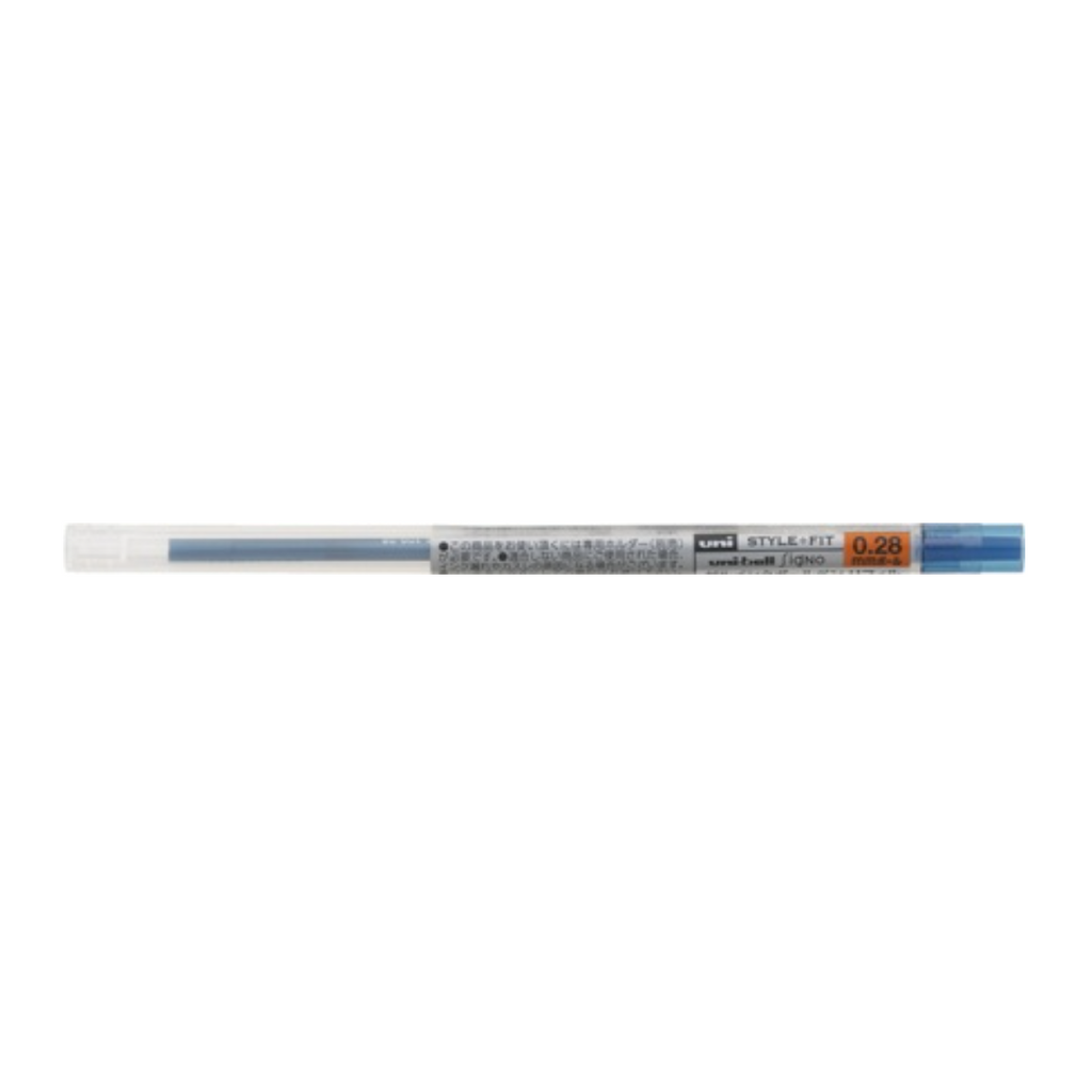 Gel Pen Refills Uni UMR-109 Style Fit Gel Pen Refill - 0.28 mm Blue Black UNI UMR10928.64
