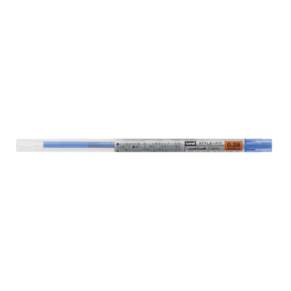 Gel Pen Refills Uni UMR-109 Style Fit Gel Pen Refill - 0.28 mm Blue UNI UMR10928.33