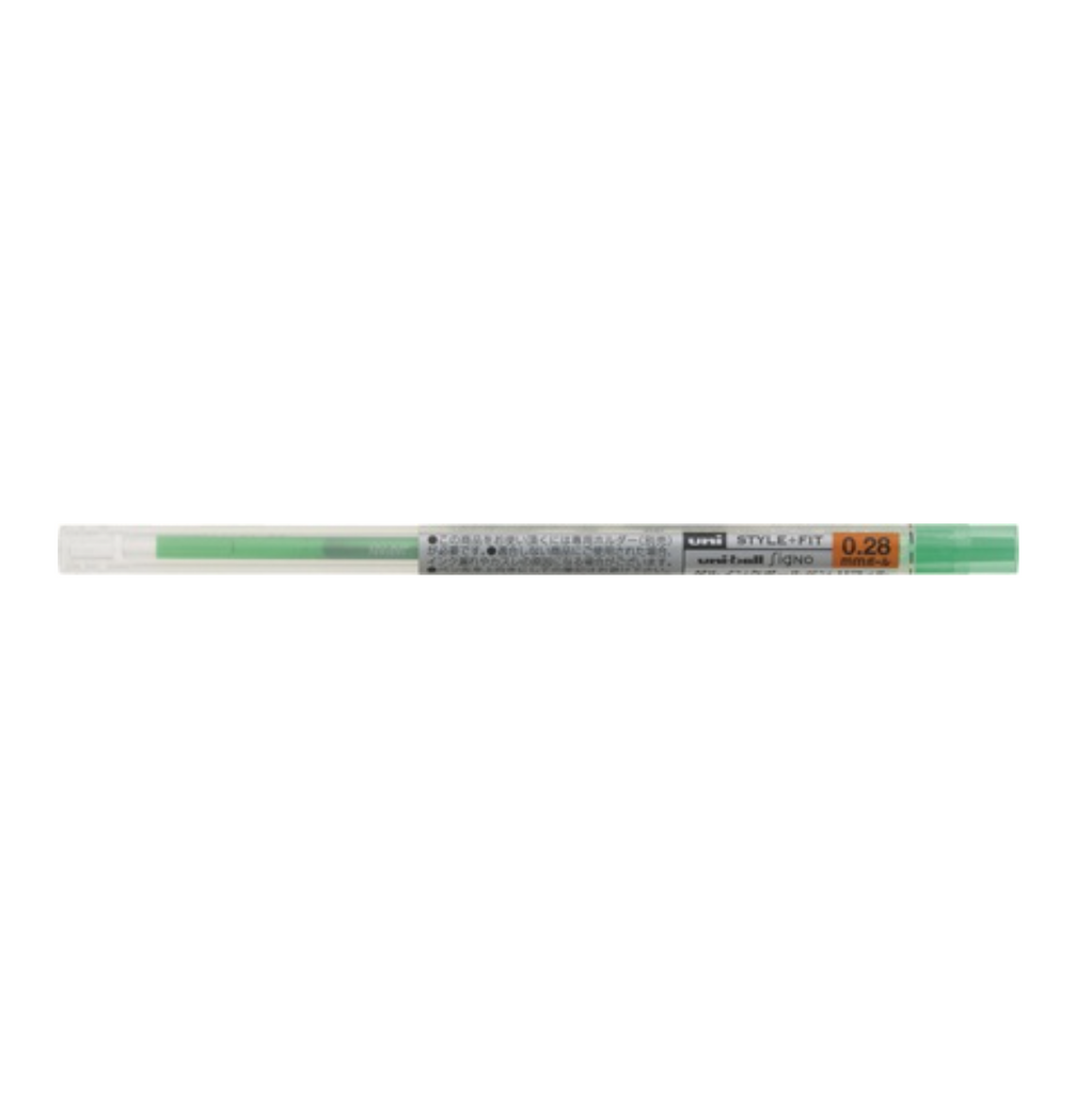 Gel Pen Refills Uni UMR-109 Style Fit Gel Pen Refill - 0.28 mm Green UNI UMR10928.6