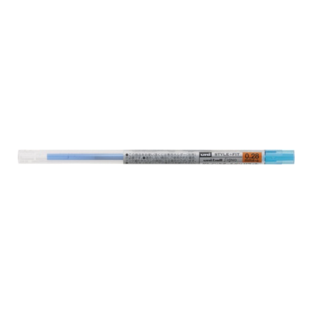 Gel Pen Refills Uni UMR-109 Style Fit Gel Pen Refill - 0.28 mm Light Blue UNI UMR10928.8